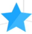 Blue Star indicating 'Cadet' level popular investor on eToro